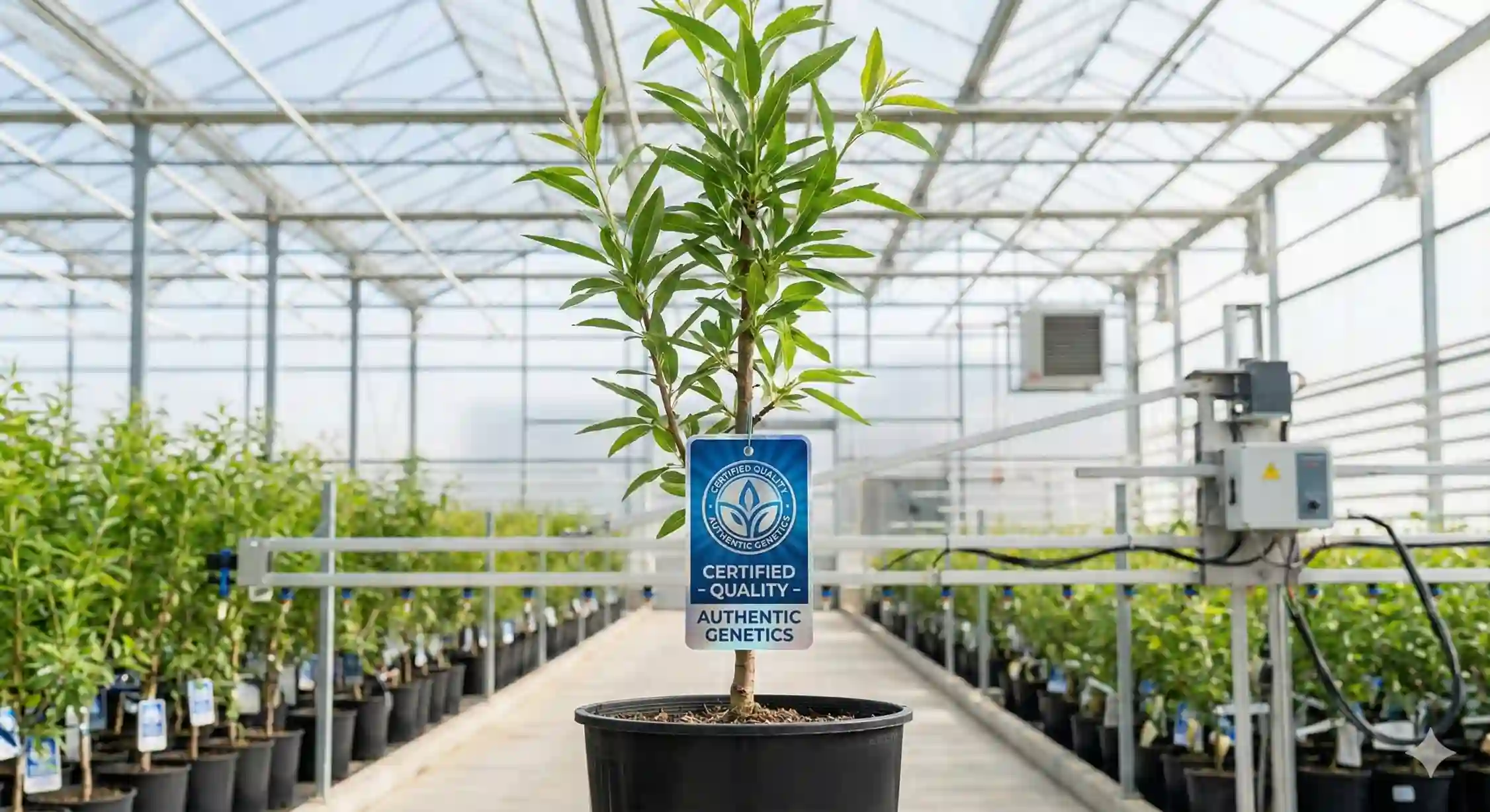 خرید نهال بادام اصلاح شده و پیوندی با گواهی سلامت و اصالت.